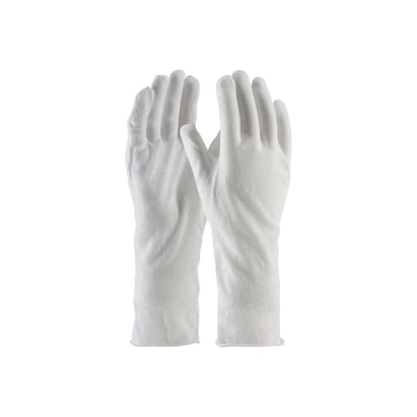Pip 97-500/14 CleanTeam 14" Prem Lt Weight Inspect Gloves Cotton Lisle Unhemmed Men's 97-500/14 - main